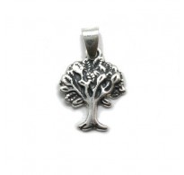 PE001300 Genuine sterling silver handmade pendant Tree solid hallmarked 925 Empress